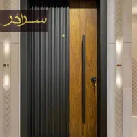 درب ضد سرقت بلوط ،نرده شیشه ای،استیل،پنجره کد F105