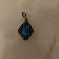 آویز نقره و فیروزه|جواهرات|کرج, کیانمهر|دیوار