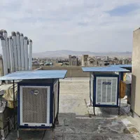 جوشکاری سیارساخت سایبان وچهار پایه کولر و اسپیلت