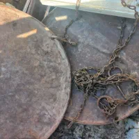 ترازو قدیمی بزرگ فقط دسته نداره