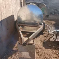 سلام تانکر هزار لیتری چرخ دار نوع ورق سفید گلوانیز|مصالح و تجهیزات ساختمان|صحنه, |دیوار