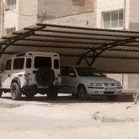 سایه بان بدون پایه مزاحم