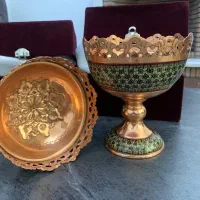 جام مسی مناسب برای آجیل خوری شکلات خوری و هدیه