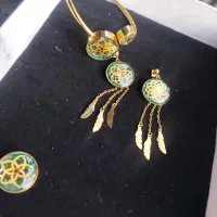 ست گوشواره انگشتر و دسبند دریم کچر|جواهرات|نجفآباد, قلعه سفید|دیوار