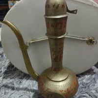 گلاب پاش و قلیان و جا اسفندی برنجی