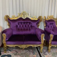 مبل سلطنتی ۷ نفره (درحدنو)|مبلمان خانگی و میز عسلی|خلخال, |دیوار