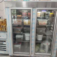 یخچال ویترینی تمام استیل