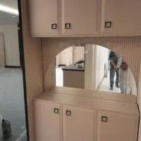 طراحی وساخت کابینت وکمد دیواری وتمام مصنوعاتmdf|خدمات پیشه و مهارت|کرج, مجتمع صنفی صنعتی|دیوار