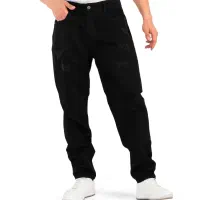 شلوار لی مام فیت مشکی نصف قیمت .