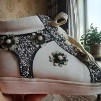 کفش  ساق دار  دخترانه ساز ۳۶