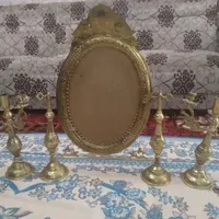 اینه شمعدان برنزی|آینه|مراغه, |دیوار