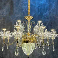 لوستر وارداتی کنترل دار12شاخه صوتی
