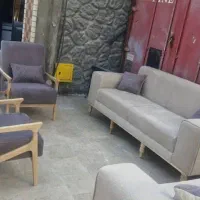 مبل ۸ نفر نرده‌ای|مبلمان خانگی و میز عسلی|شیراز, شهرک صنعتی شیراز|دیوار