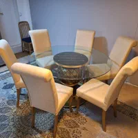 نهارخوری ۶ نفره گرد