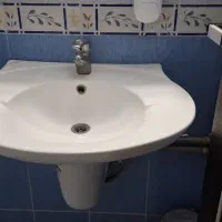 روشویی  دیوای مروارید و شیر دستشویی