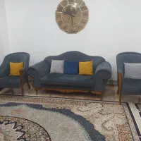 یک دست مبلمان ۸ نفره و نیز ناهار خوری ۶ نفره|مبلمان خانگی و میز عسلی|رشت, پارک شهر|دیوار