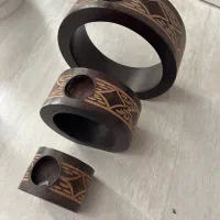 جا شمعی های چوبی