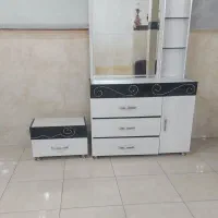 میزتوالت وپاتختی  ام دی اف