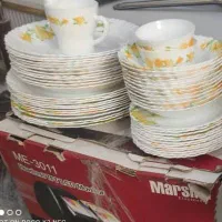 سرویس پذیرایی کریستال فرانسه ۱۲نفره و آرکوپال|ظروف سرو و پذیرایی|تهران, شاهین|دیوار