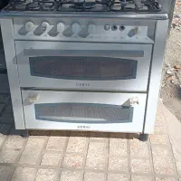 اجاق گاز طرح فر پنج شعله سالم|اجاق گاز و لوازم برقی پخت‌وپز|نسیم‌شهر, |دیوار