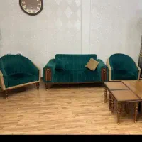 مبلمان ۷ نفره خیلی نو  و شیک  مناسب جهیزیه|مبلمان خانگی و میز عسلی|اراک, |دیوار