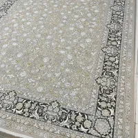 فرش 6 متر 1200 شانه گل برجسته آکبند /فرش فانوس