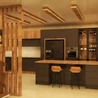 ساخت کابینت  کمد دیواری  و کلبه چوبی و پله چوبی