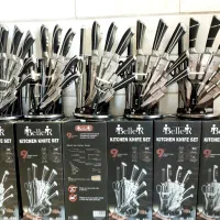 سرویس کارد و ساطور فولادی بلرآلمان چاقو اشپزخانه|ظروف پخت‌وپز|قم, نیروگاه|دیوار