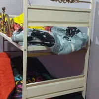تخت دوطبقه فلزی|تخت و سرویس خواب|مسجد سلیمان, |دیوار