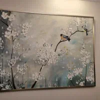 تابلوی رنگ روغن برجسته