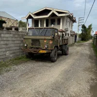 کامیونت گاز ۶۶ روسی شش چرخ کمپرسی