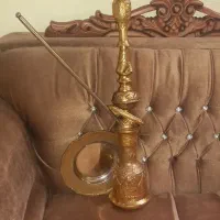 قلیون آب کاری طلا برنج کاره دست