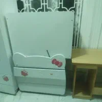 سرویس تخت خواب نوجوان دخترانه|تخت و صندلی بچه|شیراز, قصرالدشت|دیوار