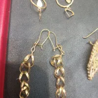 گشواره طلای بدون اجرت فقط۳و۴درصد زرگری وفائی