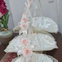 ست سبد بله برون و نامزدی|صنایع دستی و سایر لوازم تزئینی|هشتگرد, فاز ۷ مهستان|دیوار