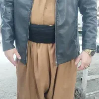 کاپشن مردانه چرم سالم درحدنو سایزx2لارج