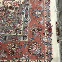 فرش دستبافت کرم گل ابریشم ۹متری*|فرش|مشهد, امیریه|دیوار