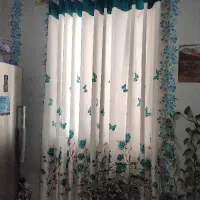 پرده ی ساتن گرم بالا و شیک