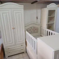 سرویس خواب نوزاد|تخت و سرویس خواب|همدان, |دیوار