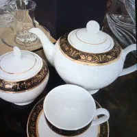 چایخوری چینی زرین ۱۲نفره ۲۸پارچه