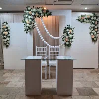 گل آرایی جایگاه عروس