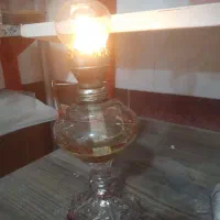 چراغ نفتی روشنایی قدیمی گردسوز لمپا
