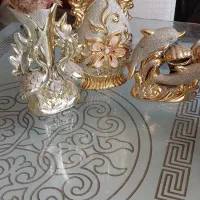 ۲عددگلدان ومجسمه ماهی