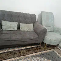 فروش مبل 9نفره ب همراه میز عسلی|مبلمان خانگی و میز عسلی|قائمشهر, |دیوار