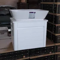 فول ست آینه بکلایت و کابینت روشویی