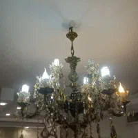 لوستر برنزی 6شاخه 12شعله