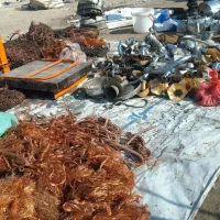 ضایعات  مس برنج المینوم در محل کار وخانه