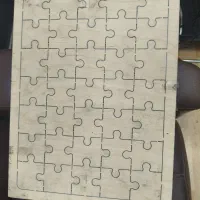 قالب تیغ پازل بازی(۳۵ قطعه)سایز آ۳ چاپ