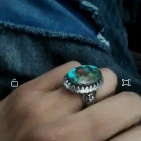 انگشتر نقره فیروزه 925