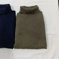 سه عدد بافت زمستانه در 3رنگ مدل یقه اسکی کاملاً نو|لباس|اوز, |دیوار